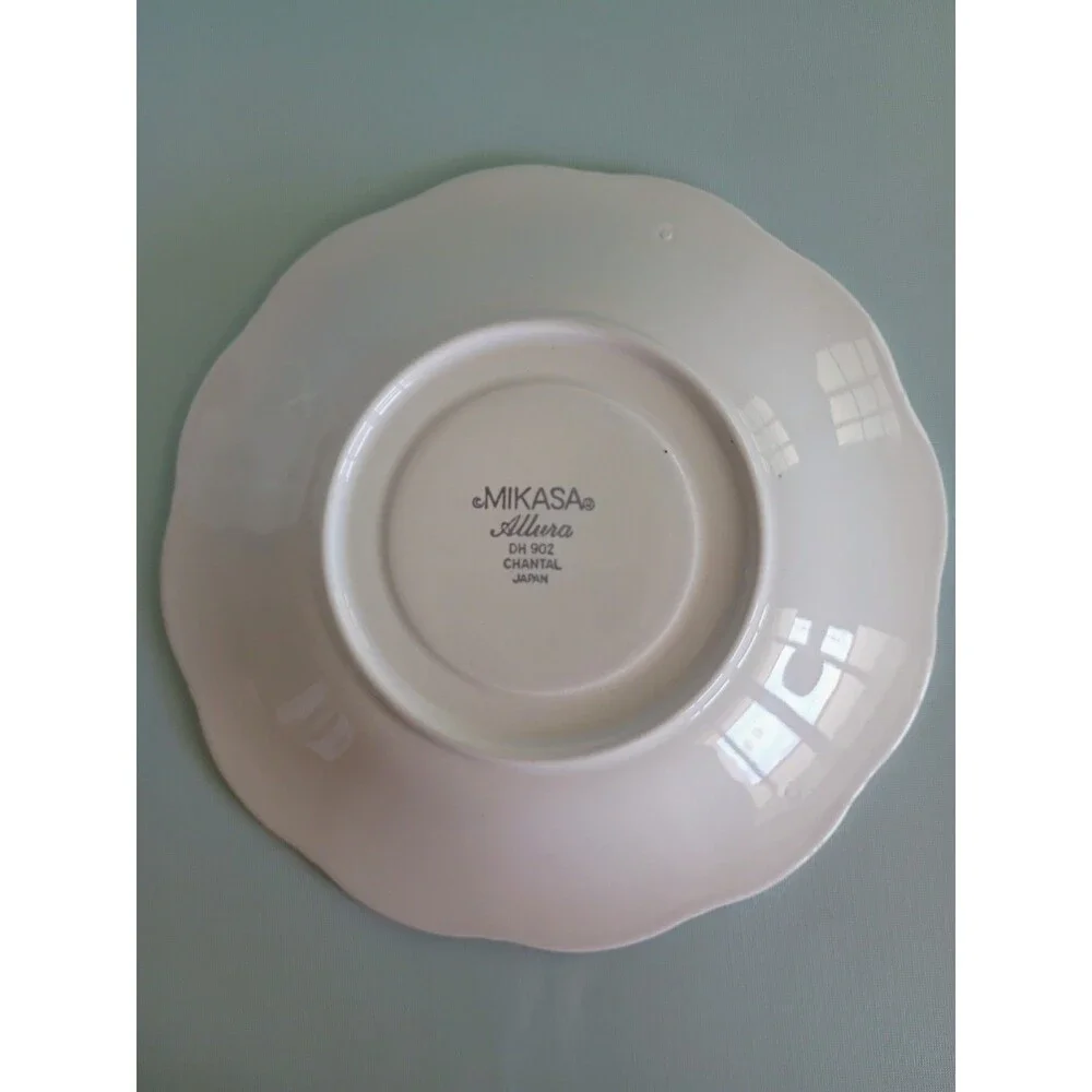 Mikasa Allura Chantal Saucer China DH 902 Discontinued Pattern 1980s